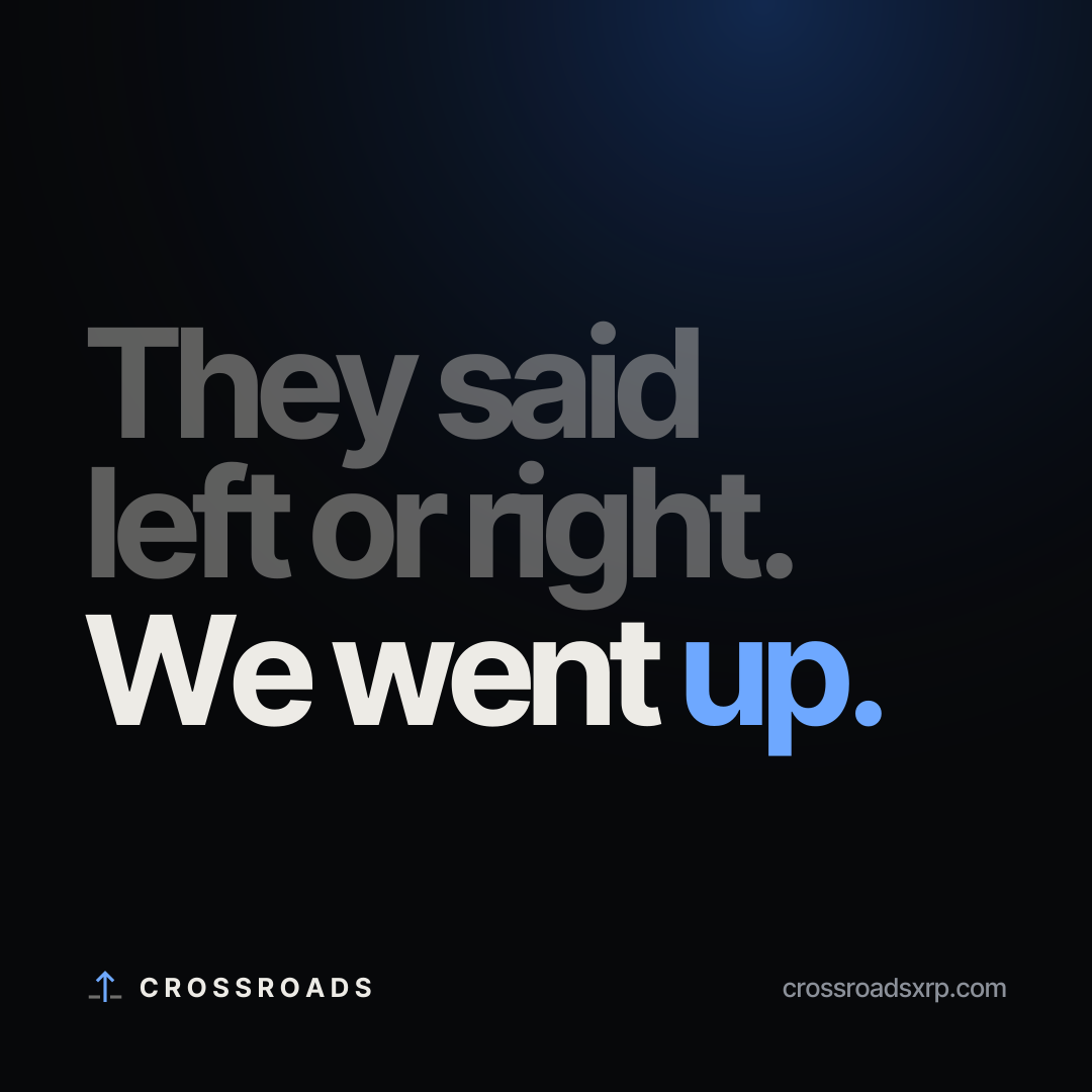 They said left or right. We went up.